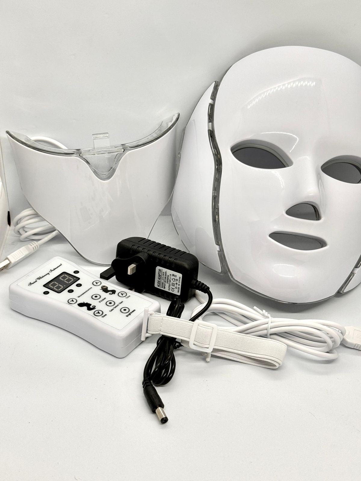 LED Face Mask With Neck (wireless)