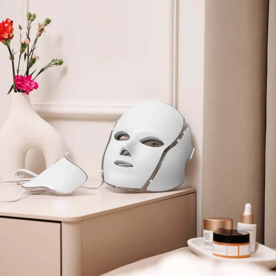 LED Face Mask With Neck (wireless)