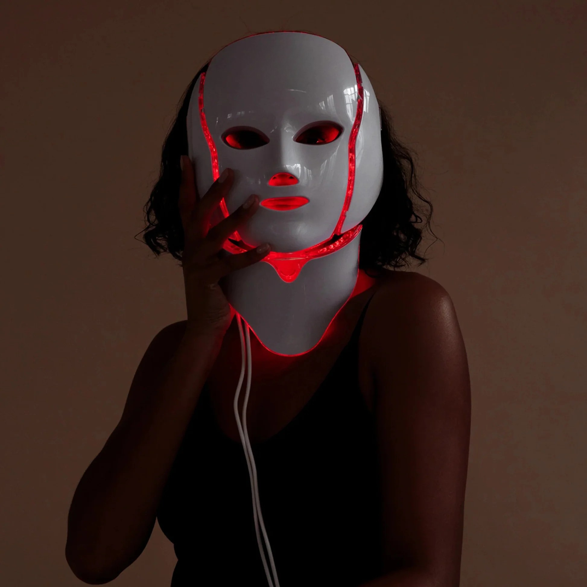 LED Face Mask With Neck (wireless)